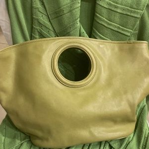 Bcbg Lime Green Leather Bag - image 1